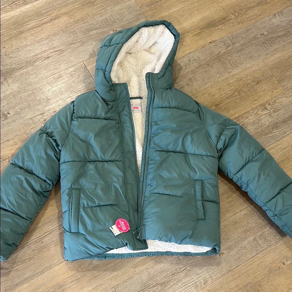 Cozy Green Puffer Jacket